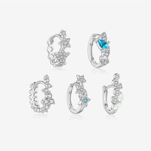 Single Silver Hoop Earring