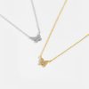 Silver Butterfly Necklace