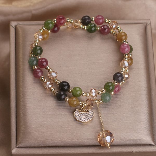 Tourmaline Safety Lock Bracelet