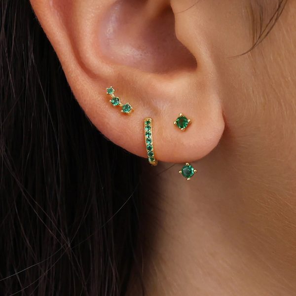 Gold Plated Earring Set