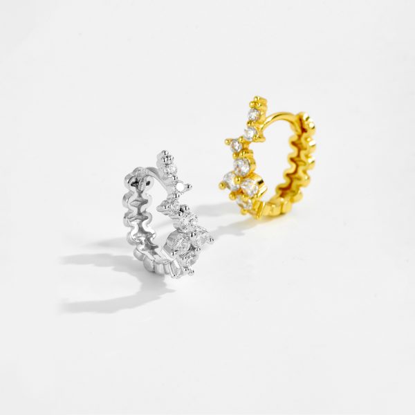 Single Silver Hoop Earring