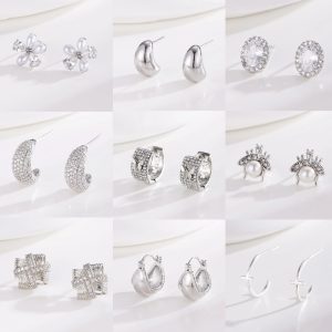 Various Silver Earrings