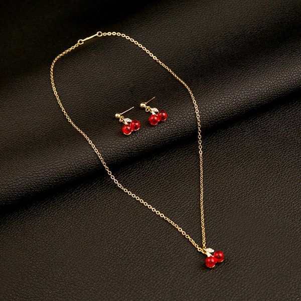 French Garnet Cherry Set