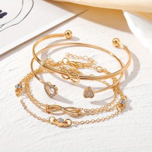 O1CN01gMdaHY1zSbnF6TZVG_2212597886713-0-cib.jpg Love Knot Bracelet Set