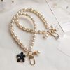 Pearl Pendant & Flower Keychain