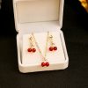 French Garnet Cherry Set