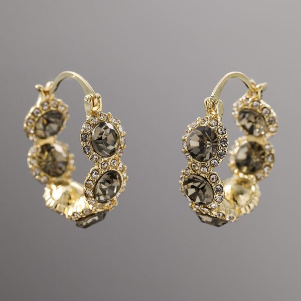 Gray Diamond Earrings