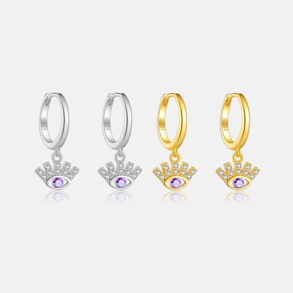 Evil Eye Drop Earrings