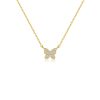 Silver Butterfly Necklace
