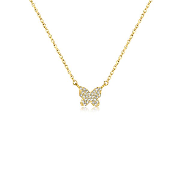 Silver Butterfly Necklace