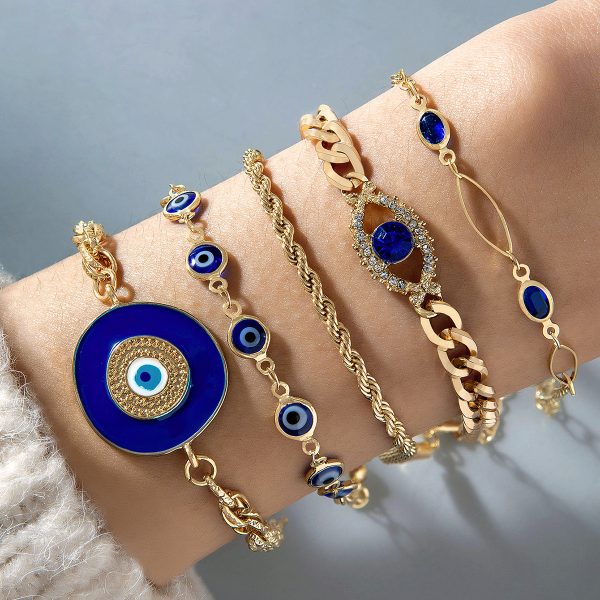 Evil Eye Bracelet Set