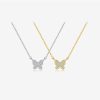 Silver Butterfly Necklace