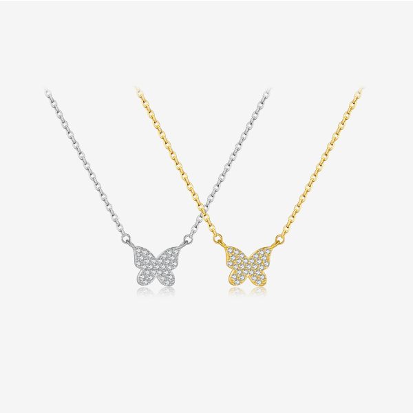 Silver Butterfly Necklace