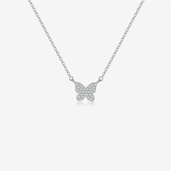 Silver Butterfly Necklace