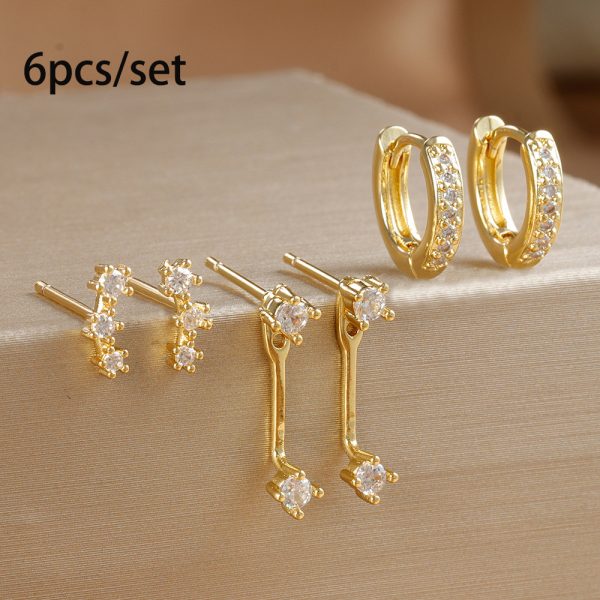 Gold Plated Earring Set