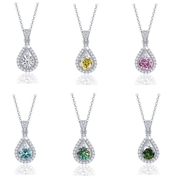 Classic Drop Moissanite Necklace