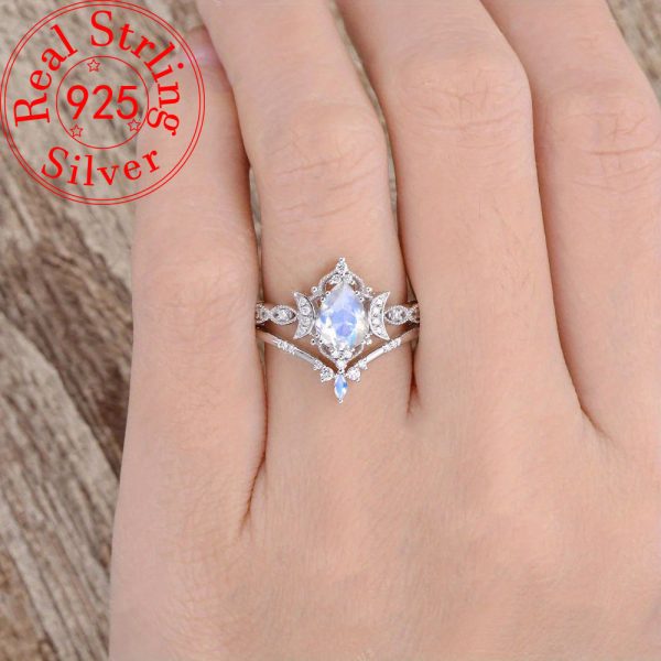 Moon Crown Ring