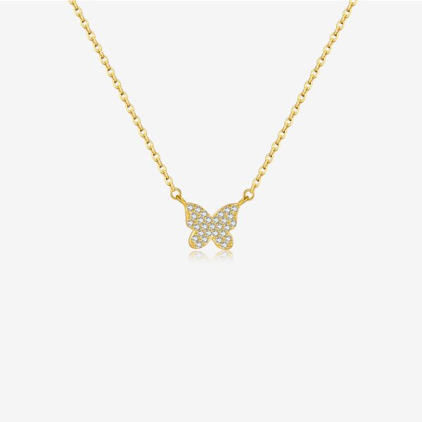 Silver Butterfly Necklace