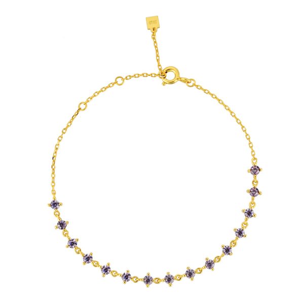 Purple Stone Bracelet