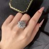 Flower Full Diamond Ring