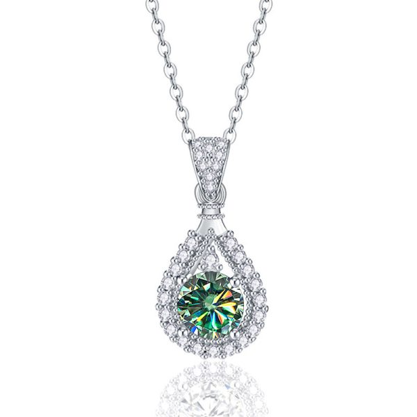 Classic Drop Moissanite Necklace