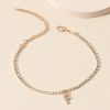 Alphabet Diamond Anklet
