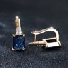Blue Sapphire Earrings