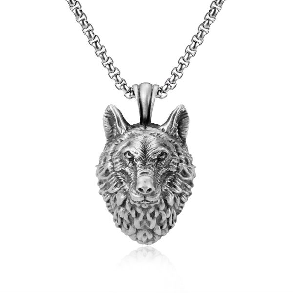 Men's Wolf Pendant