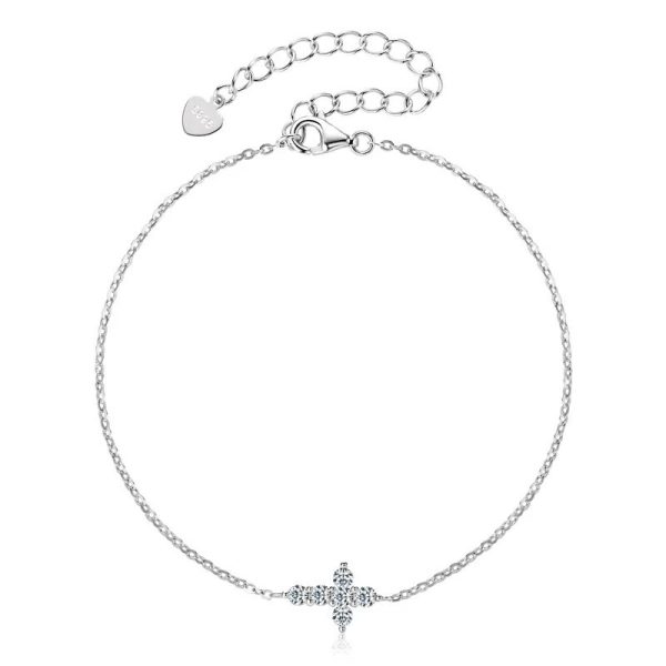 Cross Diamond Cut Necklace
