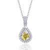 Classic Drop Moissanite Necklace