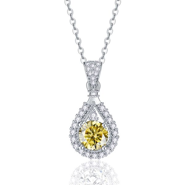 Classic Drop Moissanite Necklace