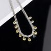 Diamond Double Layer Necklace
