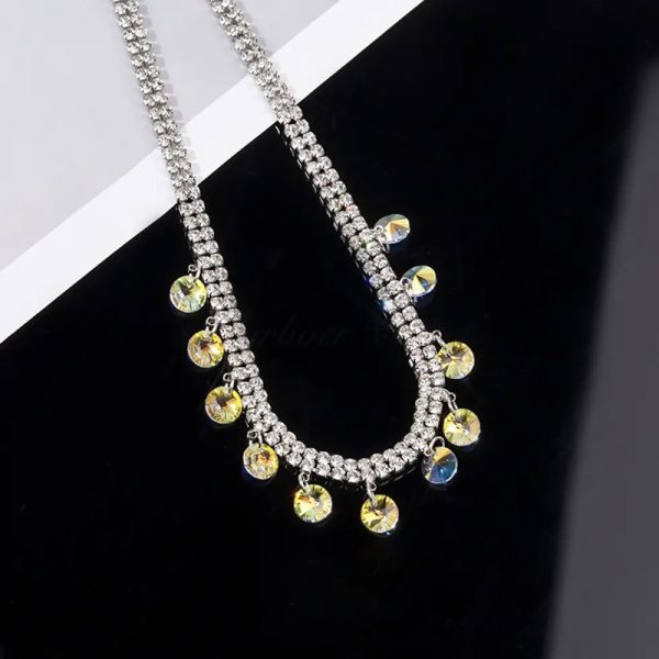 Diamond Double Layer Necklace