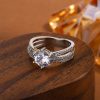 Three Layer Engagement Ring