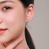 Oval Diamond Stud Earrings