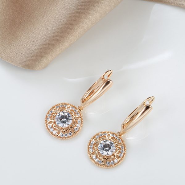 Shiny Round Earrings