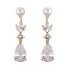 Water Drop Pearl Earrings