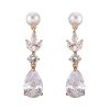 Water Drop Pearl Earrings