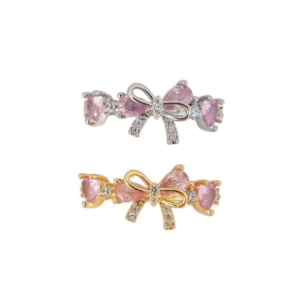 Pink Bow Ring
