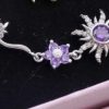 Purple SunflowerNecklace