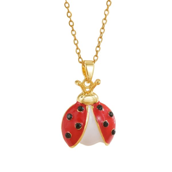 Lady Bug Necklace Pendant