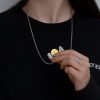 Sunflower Pendant Necklace