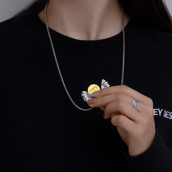 Sunflower Pendant Necklace