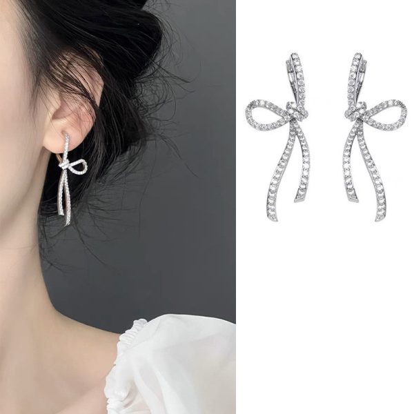 French Style Bow Earrings