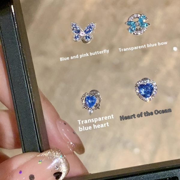 Super Blue Zircon Earrings