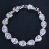 Tear Drop Diamond Bracelet
