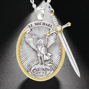 O1CN010nQD9a29gTtdUYmzs_2217774878097-0-cib.jpg Saint Michael Pendant