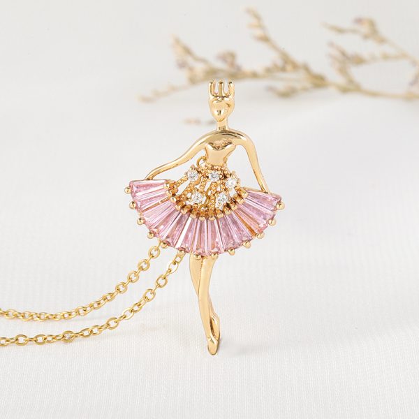 Ballet Girl Necklace