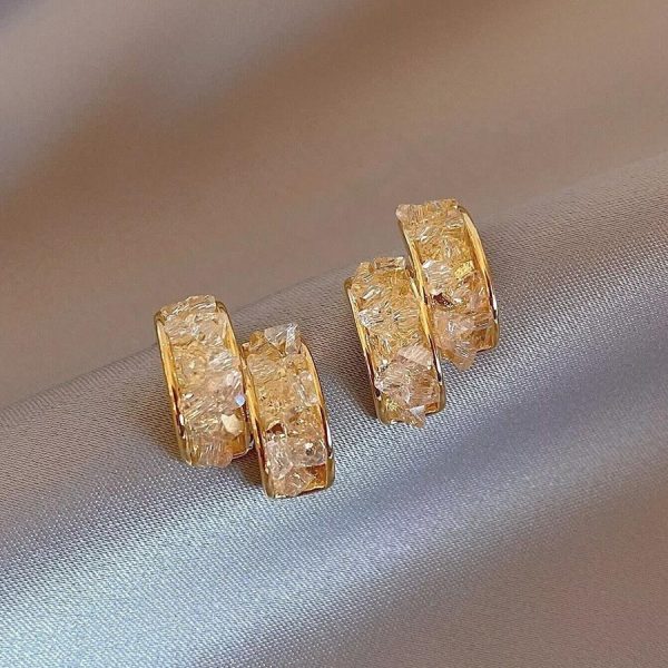 Glass Crystal Earrings