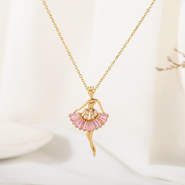 Ballet Girl Necklace
